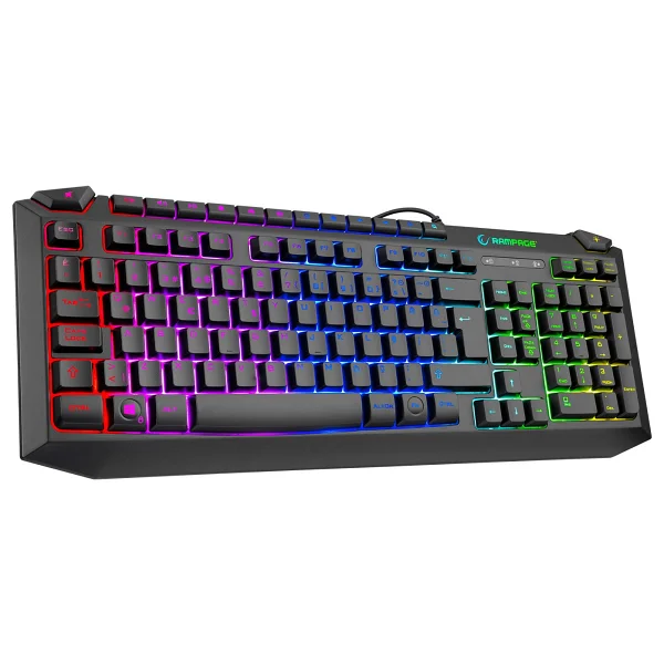 Rampage Broker V2 Kb-R310 Kablolu Oyuncu Klavye Mouse Seti - Görsel 2