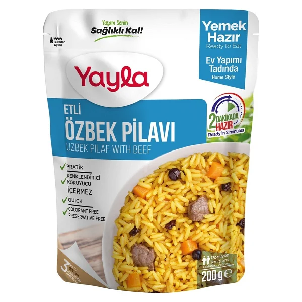 Yayla Hazır Etli Özbek Pilavı 200 Gr - Görsel 2