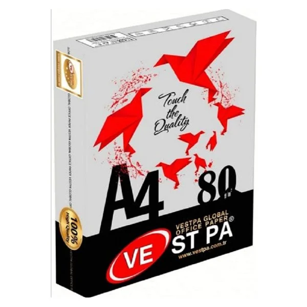 Vestpa A4 80 Gr 500 Yaprak Fotokopi Kağıdı - Görsel 2