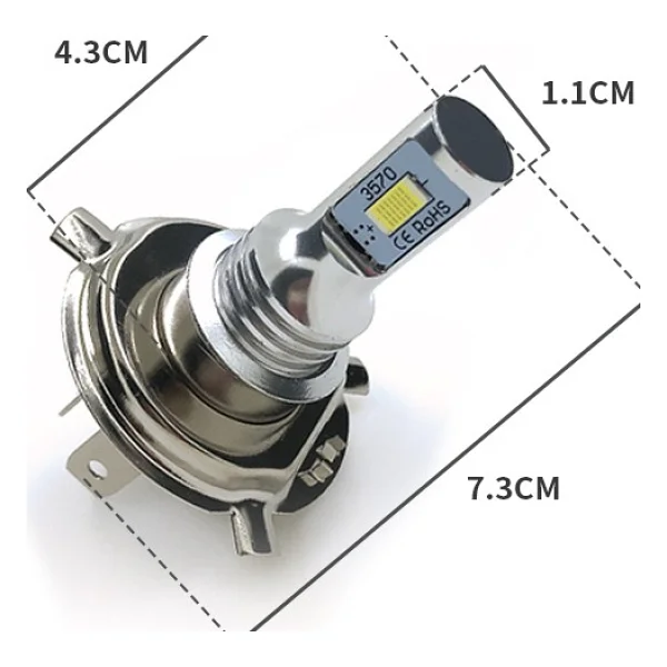 Femex Nova Csp 3570 H4 Beyaz LED Xenon LED Headlight - Görsel 4