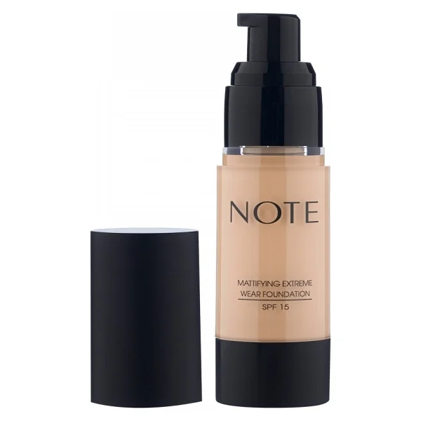 Note Mattifying Extreme Wear Spf 15 02 Natural Beige 35 Ml Likit Fondöten - Görsel 5