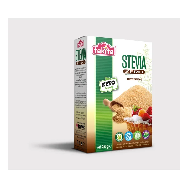 Takita Stevia Zero Kahverengi 250 Gr Tatlandırıcı - Görsel 3