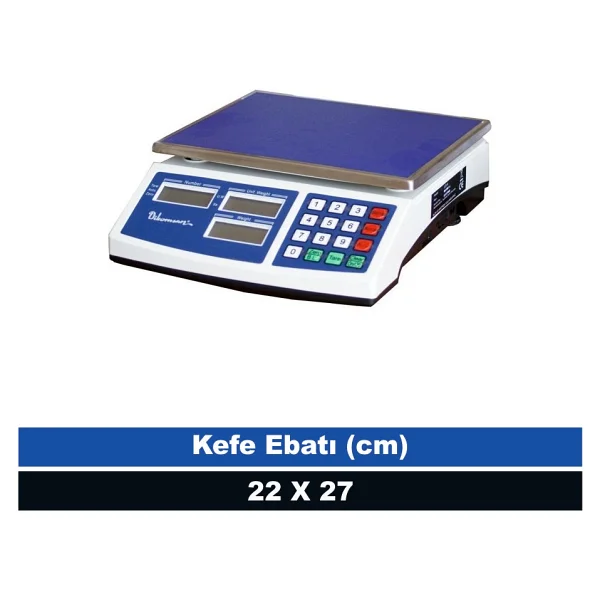 Dikomsan Jcs-A 30 Kg 1 Gr Lcd Göstergeli Terazi - Görsel 2