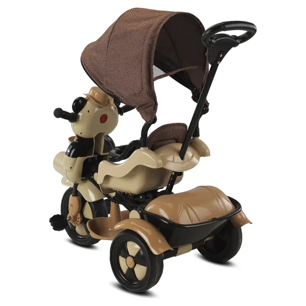 Babyhope 127 Little Panda Kahverengi 3 Tekerlekli Bisiklet - Görsel 7
