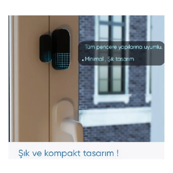 Şımart Wi-Fi Akıllı Kapı Pencere Sensörü - Görsel 5