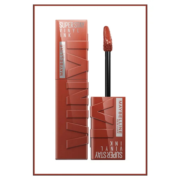 Maybelline New York Super Stay Vinyl Ink Parlak 130 Extra Likit Ruj - Görsel 2