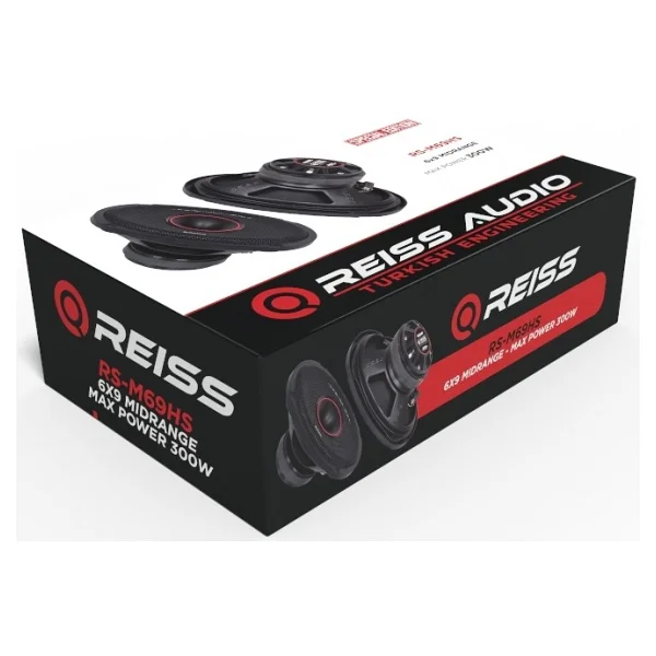 Reiss Audio Rs-M69hs 300 W 15x23 Cm Midrange Oto Hoparlör - Görsel 4