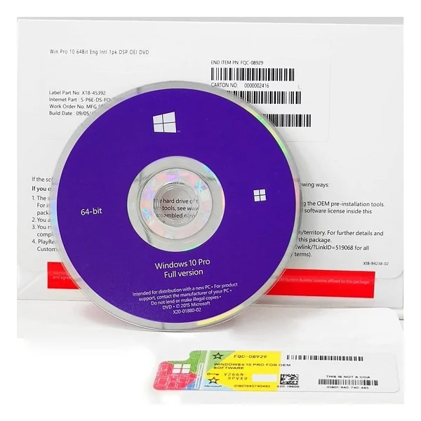 Microsoft Windows 10 Pro Fqc-08977 64 Bit Oem Türkçe - Görsel 2