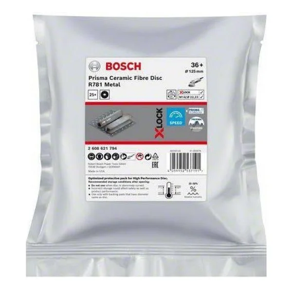 Bosch X-Lock R781 Prisma 125 Mm 36+ K Fiber - Görsel 2