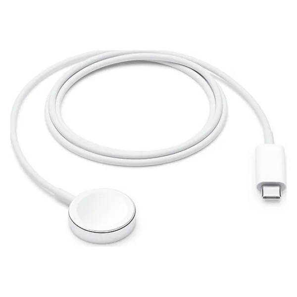Type-C Manyetik Hızlı Apple Watch Sarj Aleti Kablosu 1mt 3-4 -5-6 Akıllı Saat Şarj Kablosu Sadece Orjınalee - Beyaz - Görsel 3