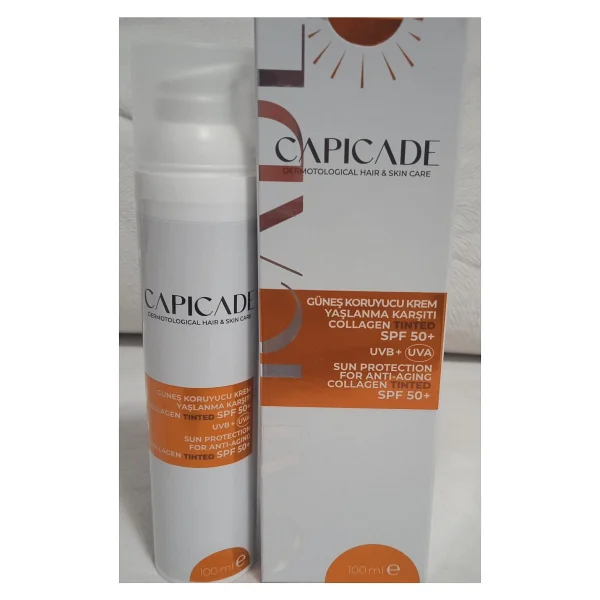 Capicade Kolajen 100 Ml 50 Faktör Renkli Güneş Kremi - Görsel 6