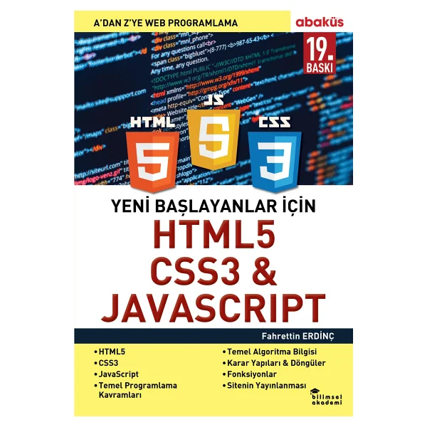 Yeni Başlayanlar İçin Html5, Css3 Ve Javascript - Fahrettin Erdinç - Görsel 3