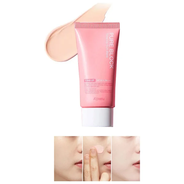 Missha Pure Block Tone-Up 50 Faktör 50 Ml Pembe Güneş Kremi - Görsel 8