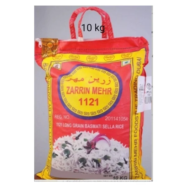 Zarrin Mehr 1121 Basmati Hint-İran Pirinci 10 Kg - Görsel 3