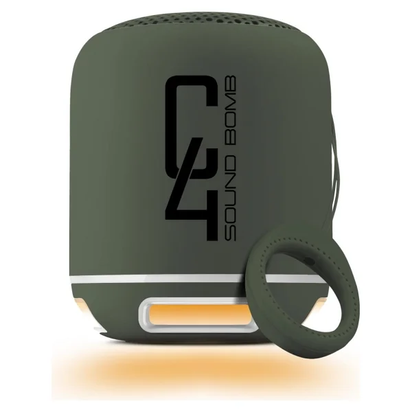 Powerway C4 5w Bluetooth Hoparlör Yeşil - Görsel 9