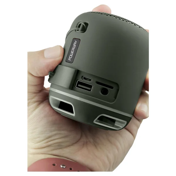 Powerway C4 5w Bluetooth Hoparlör Yeşil - Görsel 4