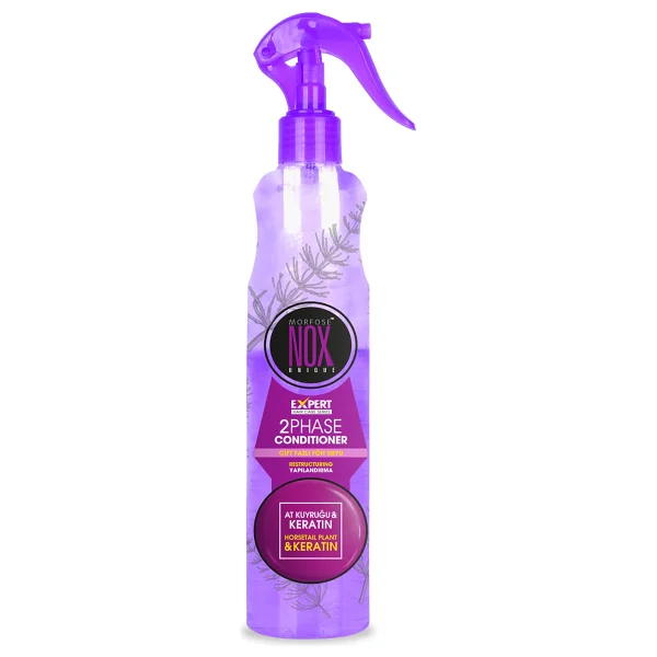 Morfose Nox At Kuyruğu & Keratin Çift Fazlı 400 Ml Fön Suyu - Görsel 4