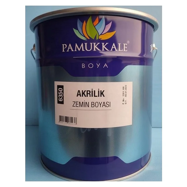 Pamukkale Akrilik Zemin Boyası 15 Kg Ral 7040 Gri - Görsel 4