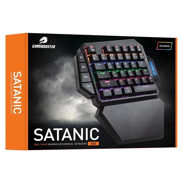 Gamebooster G22 One Hand Rainbow Mini Mekanik Oyuncu Klavyesi - Görsel 7