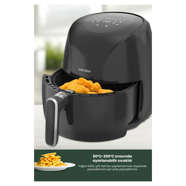 Goldmaster Foodchef Gm7494 6.4 Lt Yağsız Fritöz - Görsel 2