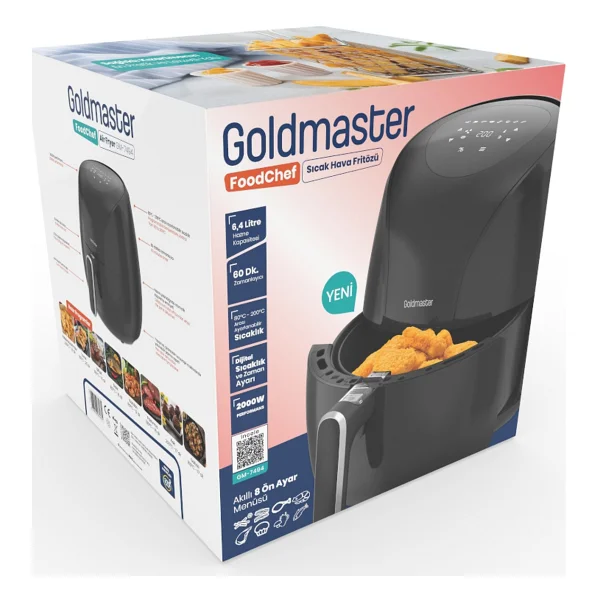 Goldmaster Foodchef Gm7494 6.4 Lt Yağsız Fritöz - Görsel 4