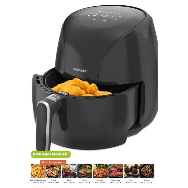 Goldmaster Foodchef Gm7494 6.4 Lt Yağsız Fritöz - Görsel 5