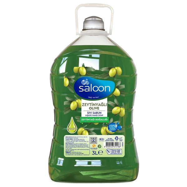 Saloon Zeytinyağlı Sıvı Sabun 3 Lt - Görsel 2