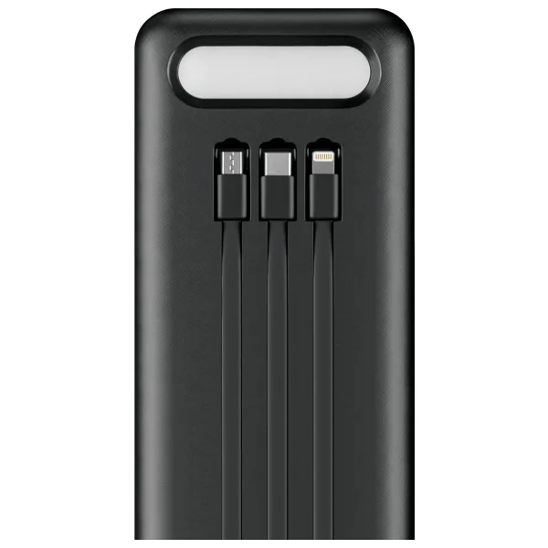 Powerway Tx80 80000 mAh Fenerli Şarj Göstergeli Taşınabilir Powerbank Siyah - Görsel 2