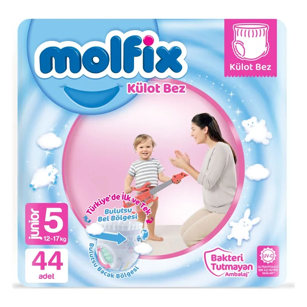 Molfix 5 Numara Junior 44'lü Külot Bez - Görsel 7