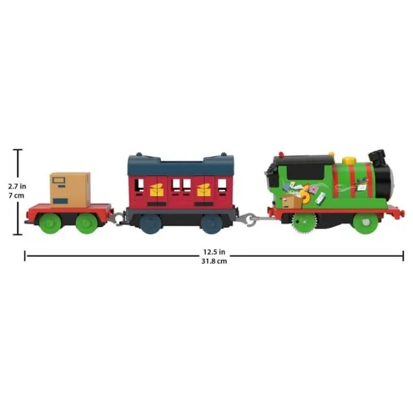 Thomas Ve Arkadaşları Percy's Mail Delivery Büyük Tekli Tren Hmk04 - Görsel 4