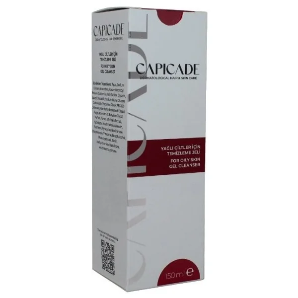 Capicade Yağlı Ciltler İçin 150 Ml Yüz Temizleme Jeli - Görsel 2