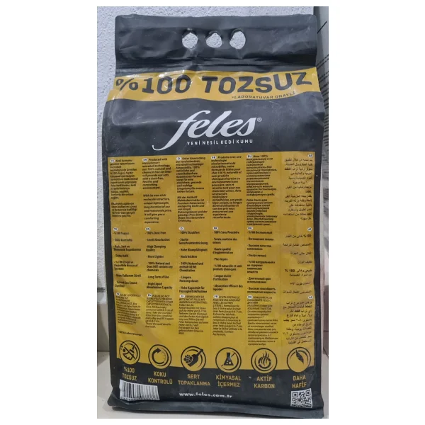 Feles Tozsuz 10 lt Kedi Kumu - Görsel 2