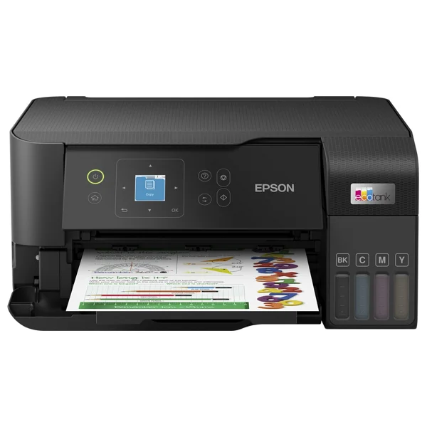 Epson Ecotank L3560 Wi-Fi + Tarayıcı + Fotokopi Renkli Çok Fonksiyonlu Tanklı Mürekkep Püskürtmeli Yazıcı - Görsel 3