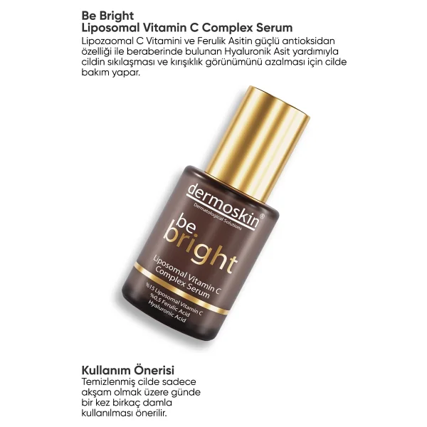 Dermoskin Be Bright Liposomal Vitamin C Complex Serum 30 Ml - Görsel 2