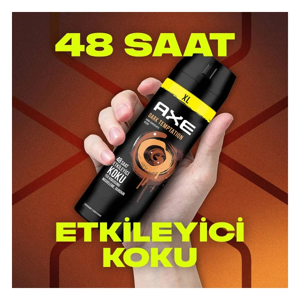 Axe Dark Temptation XL 200 Ml Erkek Deodorant - Görsel 6