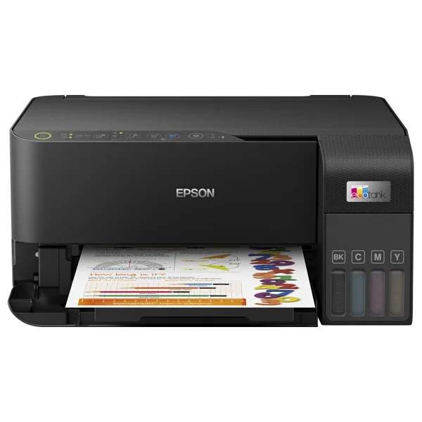 Epson Ecotank L3550 Wi-Fi Tarayıcı + Fotokopi Renkli Çok Fonksiyonlu Mürekkep Püskürtmeli Yazıcı - Görsel 2