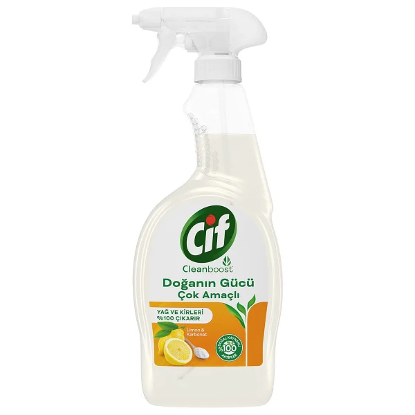 Cif Cleanboost Doğanın Gücü Çok Amaçlı Sprey 750 Ml - Görsel 2