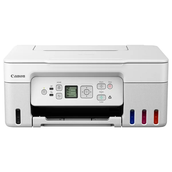 Canon Pixma G3470 Beyaz Wi-Fi + Tarayıcı + Fotokopi Tanklı Çok Fonksiyonlu Mürekkep Püskürtmeli Yazıcı - Görsel 3