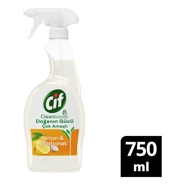 Cif Cleanboost Doğanın Gücü Çok Amaçlı Sprey 750 Ml - Görsel 10