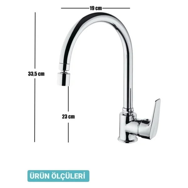 Sardıcı Famel Series Mutfak Eviye Bataryası - Görsel 4