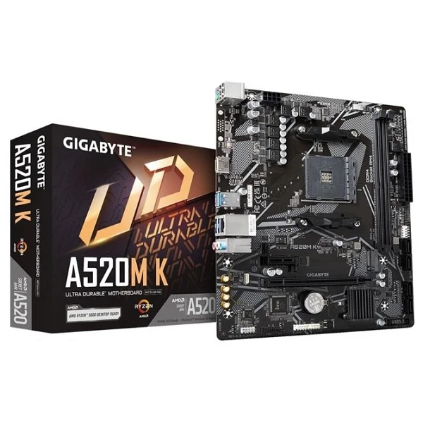 Gigabyte A520M-K AMD AM4 DDR4 Micro ATX Anakart - Görsel 2