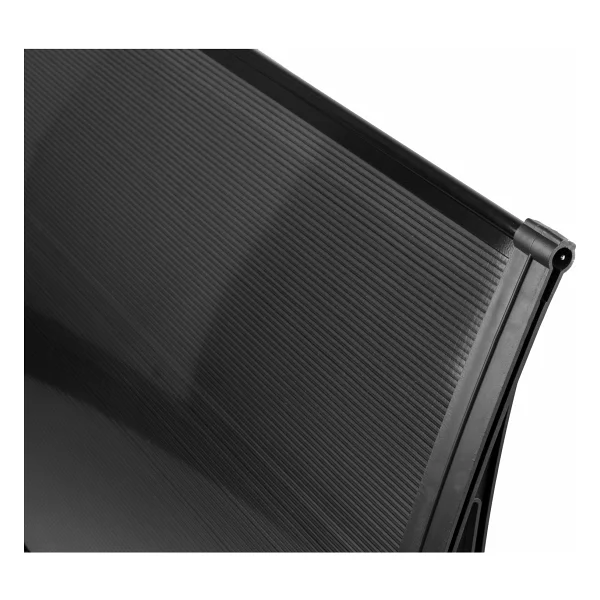 Gardenplast Cosmos Kapı Pencere Üstü Pratik Sundurma 105x240 - Siyah - Görsel 4
