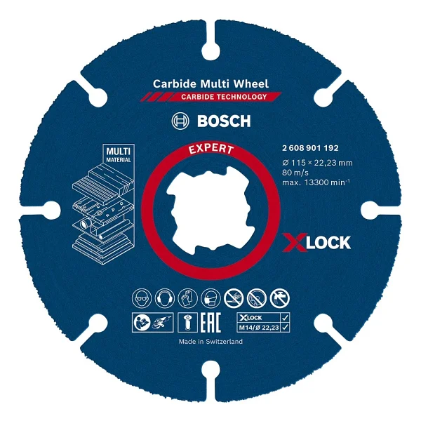 Bosch Carpide Multi Whell Taşlama Için Ahşap Kesme Diski 115 Mm (Elmas Uçlu) - Görsel 7