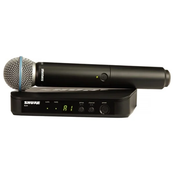 Shure Blx24e/Sm58 Kablosuz El Mikrofon Seti - Görsel 2