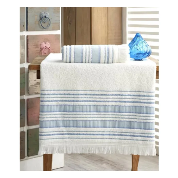 Louis Marie Banyo Havlu Takımı 70 X 140 Cm Ve 50 X 90 Cm Kahve - Kahverengi - Görsel 6