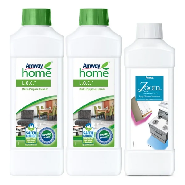 Amway L.O.C. 1 Lt 2'li Çok Amaçlı + Zoom 1 Lt Konsantre Sprey Temizleyici - Görsel 2