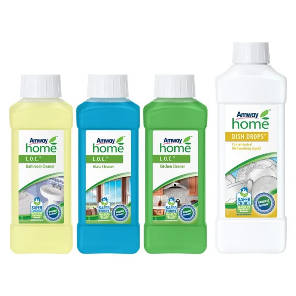 Amway L.O.C Mutfak + Banyo + Cam Temizleyici + Dish Drops Konsantre Sıvı Bulaşık Deterjanı - Görsel 2