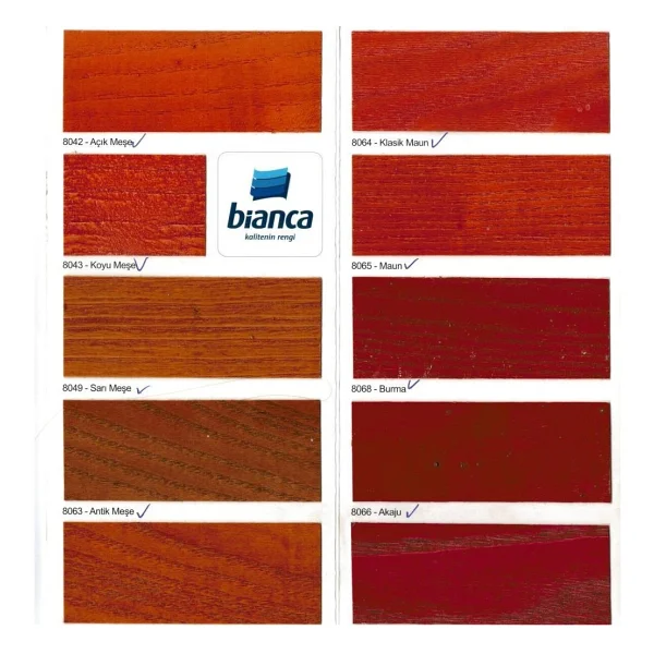 Bianca 2.5 Lt Vernikli Ahşap Koruyucu - Görsel 2