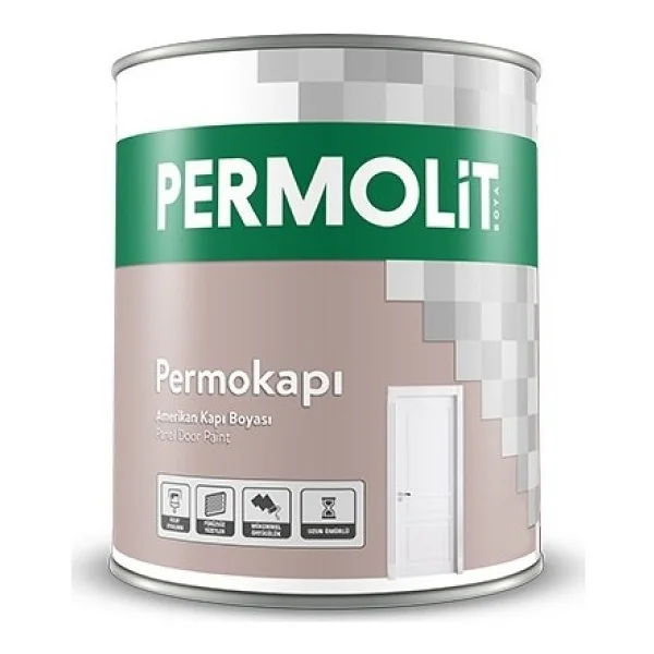 Permolit Permokapı Amerikan Kapı Boyası Beyaz 2,5 Lt - Görsel 2