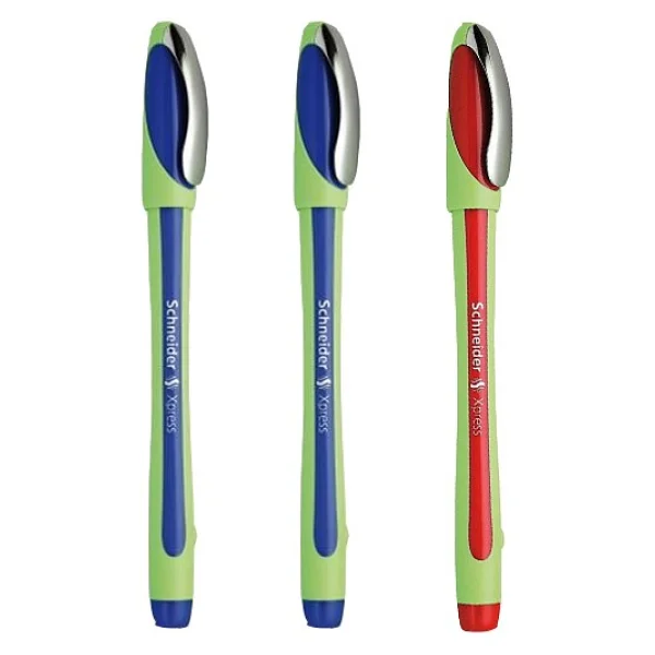 Schneider Xpress 0,8 Mm Fiber Uçlu Kalem 2 Mavi 1 Kırmızı - Görsel 5
